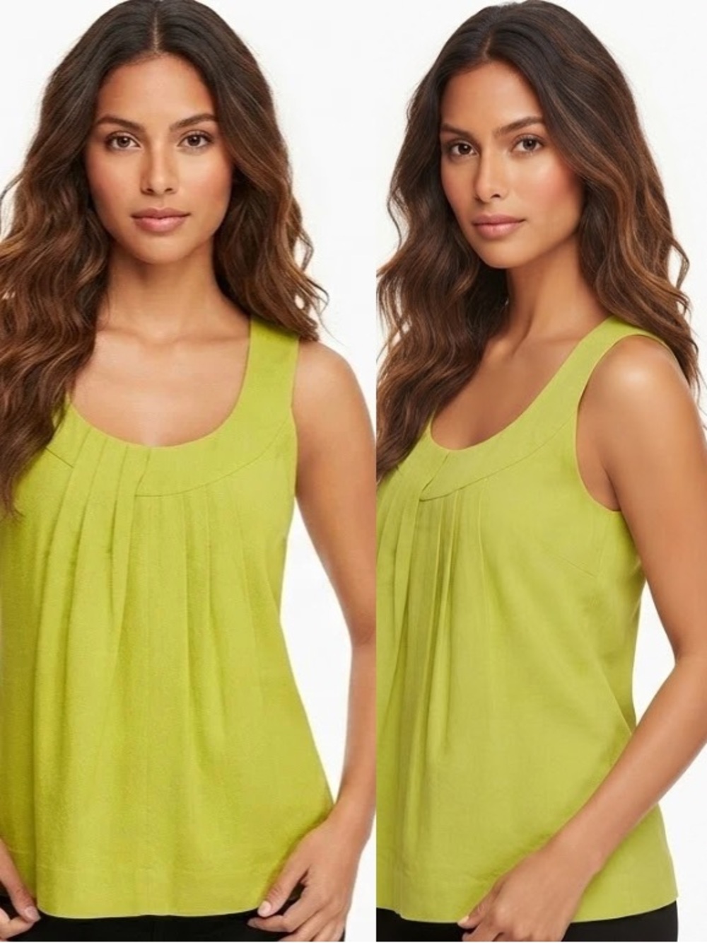Y2K NWT Kate Spade Sleeveless tops pullon citrus size S yellow loose fit